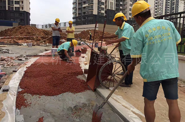 冷拌透水沥青路面
